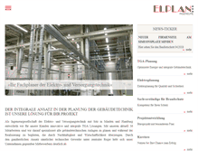 Tablet Screenshot of elplan.de